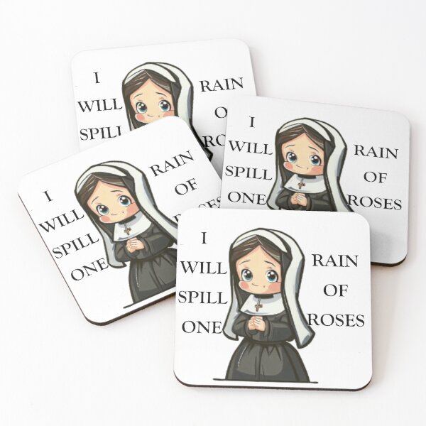 Item preview, Saint Thérèse: I Will Shower a Rain of Roses - Spiritual Inspiration designed and sold by PatyCreations.