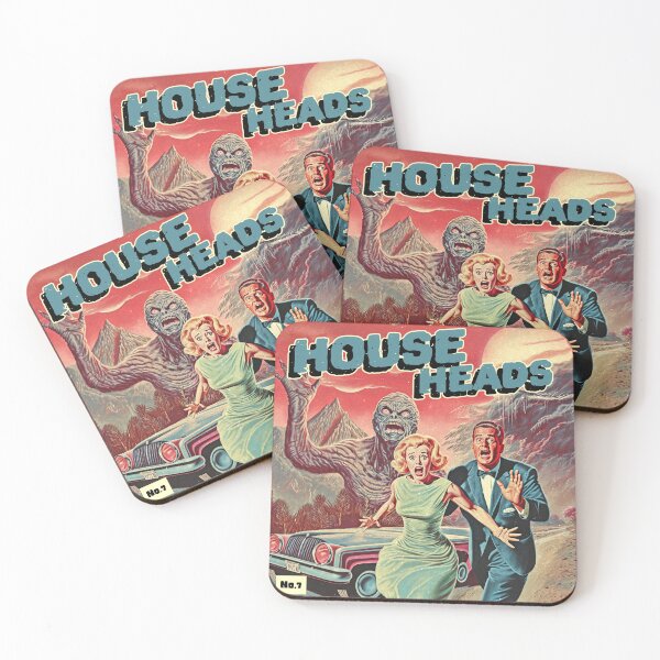 Item preview, House Heads Sci-Fi Comic Book DJ Rave Festival Fun Alien designed and sold by Ravermonkey.
