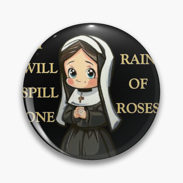 Item preview, Saint Thérèse: I Will Shower a Rain of Roses - Spiritual Inspiration designed and sold by PatyCreations.