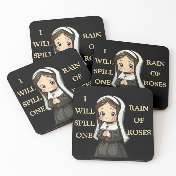 Item preview, Saint Thérèse: I Will Shower a Rain of Roses - Spiritual Inspiration designed and sold by PatyCreations.