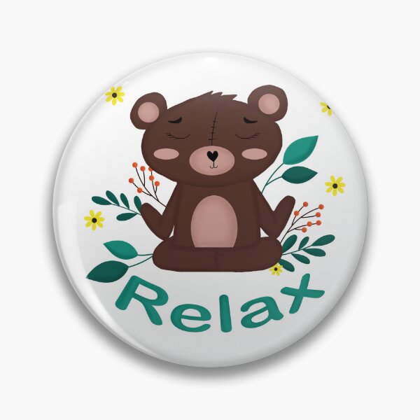Item preview,  cute brown bears relax Yoga designed and sold by RsomKhan.