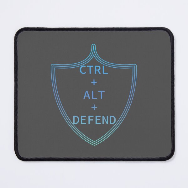 Item preview, Ctrl+Alt+Defend (blue) designed and sold by McNerdic.