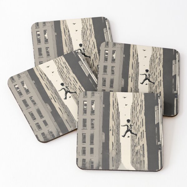 Item preview, Walking on Air Street Art designed and sold by KapowStickers.