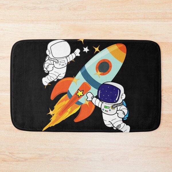 Item preview, Two Tiny intrepid Astronauts Alex and Lily designed and sold by Rachel July.