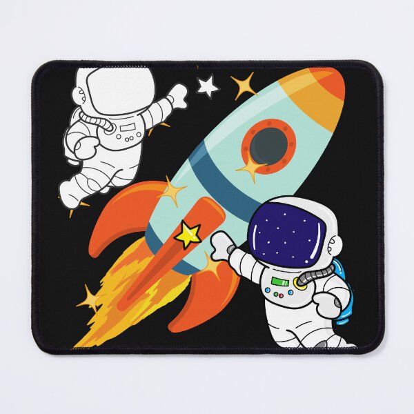 Item preview, Two Tiny intrepid Astronauts Alex and Lily designed and sold by Rachel July.