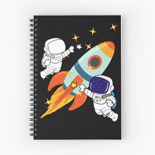 Item preview, Two Tiny intrepid Astronauts Alex and Lily designed and sold by Rachel July.