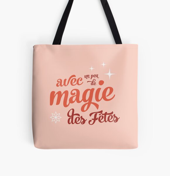 avec un peu de magie des Fêtes Tote bag doublé