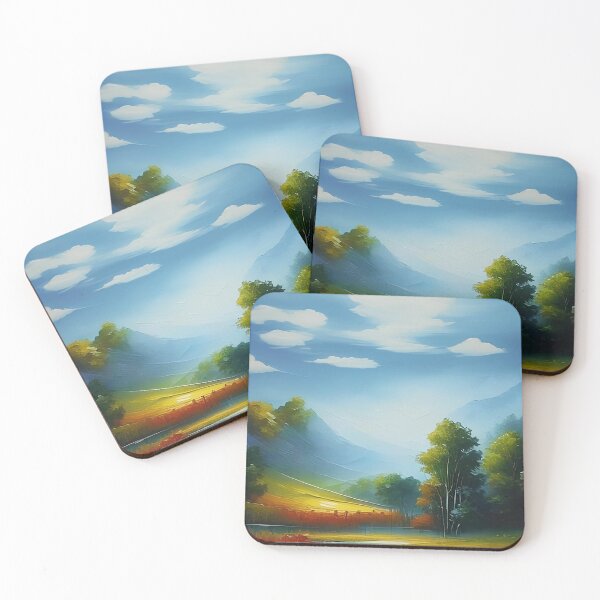 Item preview, peaceful landscape with a beautiful blue sky designed and sold by John Q. Cardholder.