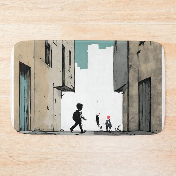 Item preview, Walking Home Street Art designed and sold by KapowStickers.