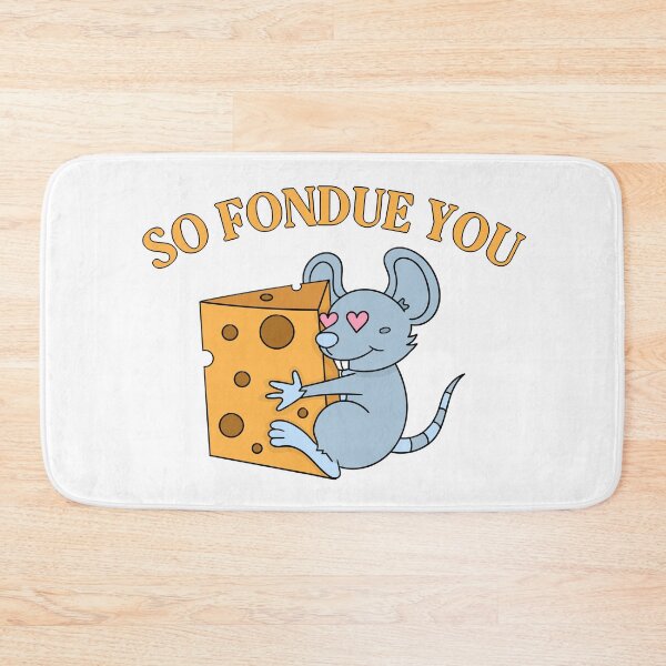 Item preview, So Fondue You: A Cute and Funny Cheese Pun designed and sold by kcaandwu.