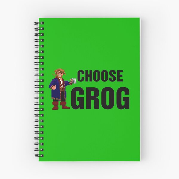 Item preview, Monkey Island - Choose Grog - T-Shirts, Gadgets & Face Masks designed and sold by spegnilcomputer.