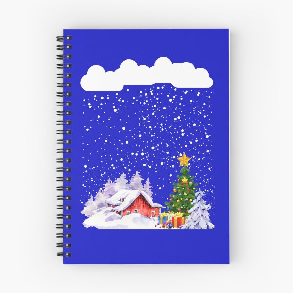 Item preview, Cozy snow cabin mountain snow storm snowy Christmas tree Snowy Night designed and sold by Artstastic.