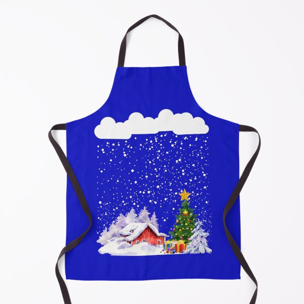Item preview, Cozy snow cabin mountain snow storm snowy Christmas tree Snowy Night designed and sold by Artstastic.