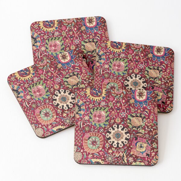 Item preview, Safavid Carpet Fragment designed and sold by Vicky Brago-Mitchell®.