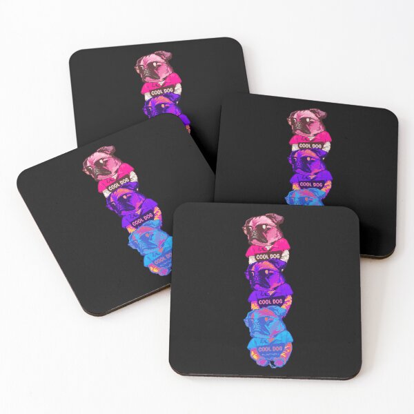 Item preview, Cool Pug in three colors designed and sold by SyTcreations.