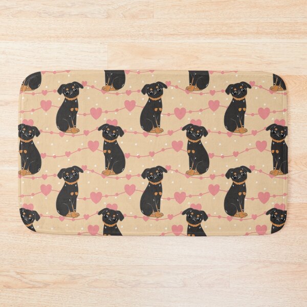 Item preview, Love Black and Tan Smooth-coated Brussels Griffon designed and sold by Lulupainting.