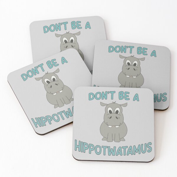 Item preview, Don’t be a hippotwatamus designed and sold by toadwithbooks.