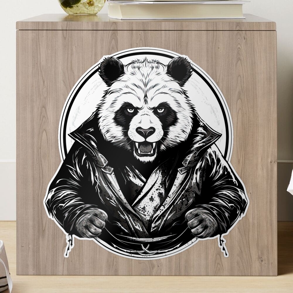 Panda Head Tattoo Stock Illustration - Download Image Now - Abstract,  Animal, Animal Wildlife - iStock