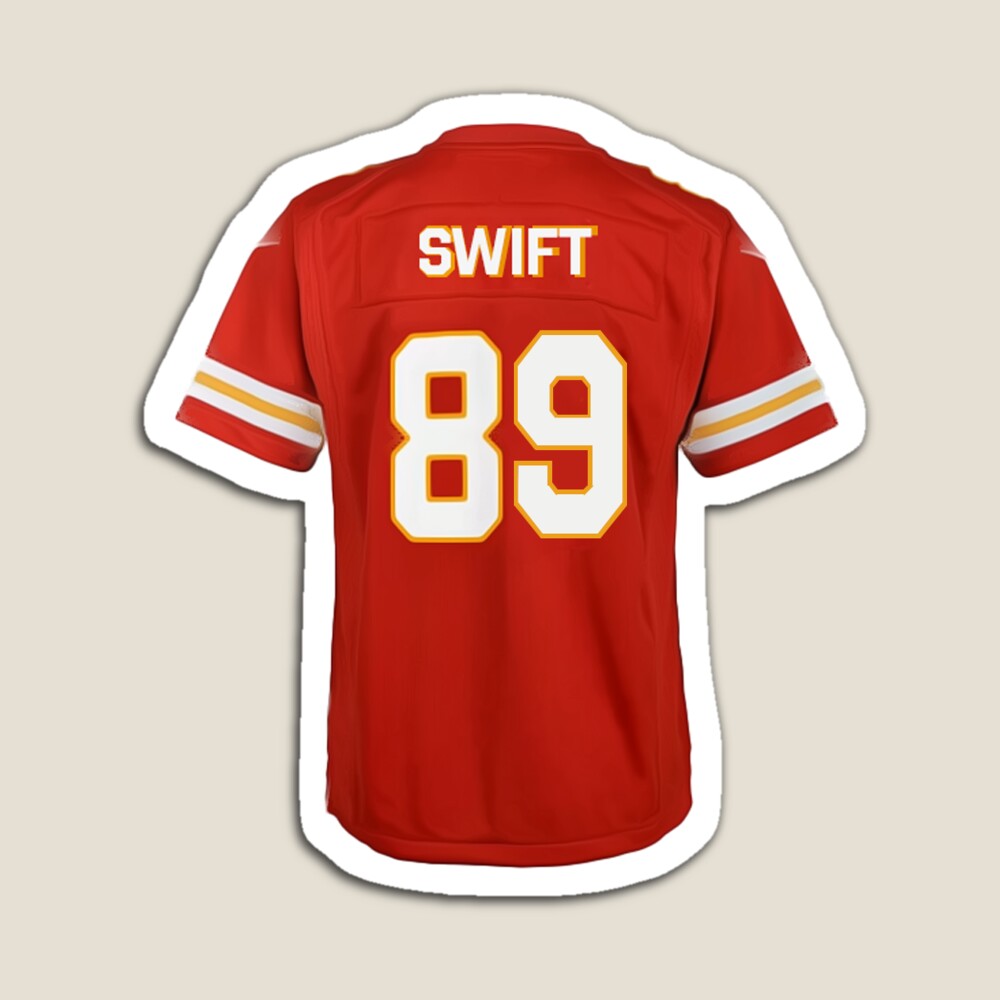 johnnystackart Travis Kelce Jersey Shirt Sticker