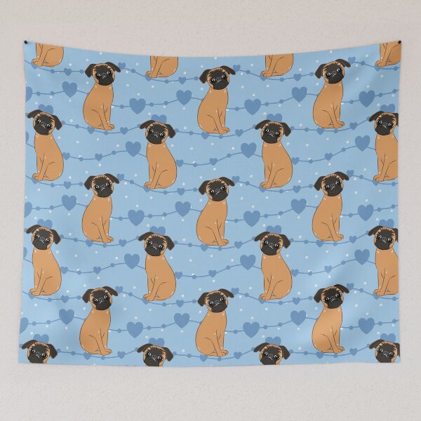 Item preview, Love Black Red Smooth-coated Brussels Griffon 1 designed and sold by Lulupainting.