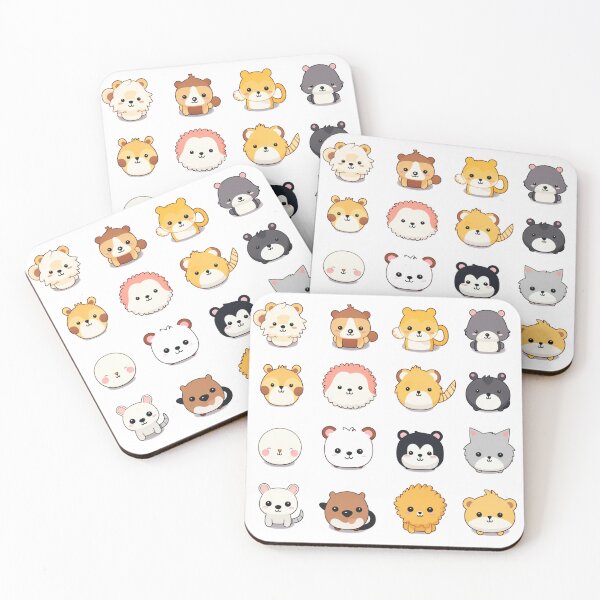 Item preview, Cute pets stickers  designed and sold by Keng-Taro.