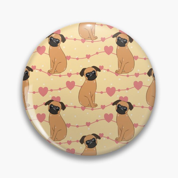 Item preview, Love Black Red Smooth-coated Brussels Griffon 2 designed and sold by Lulupainting.
