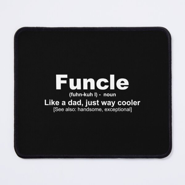 Item preview, Funcle T-shirt - Gift for Uncle - Funny Uncle Shirt - Sticker Redbubble designed and sold by bluehatgraphics.