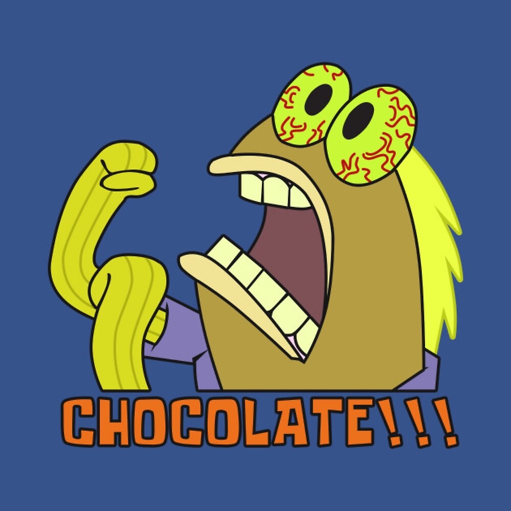 "Spongebob chocolate mad fish " by rachelfhu | Redbubble