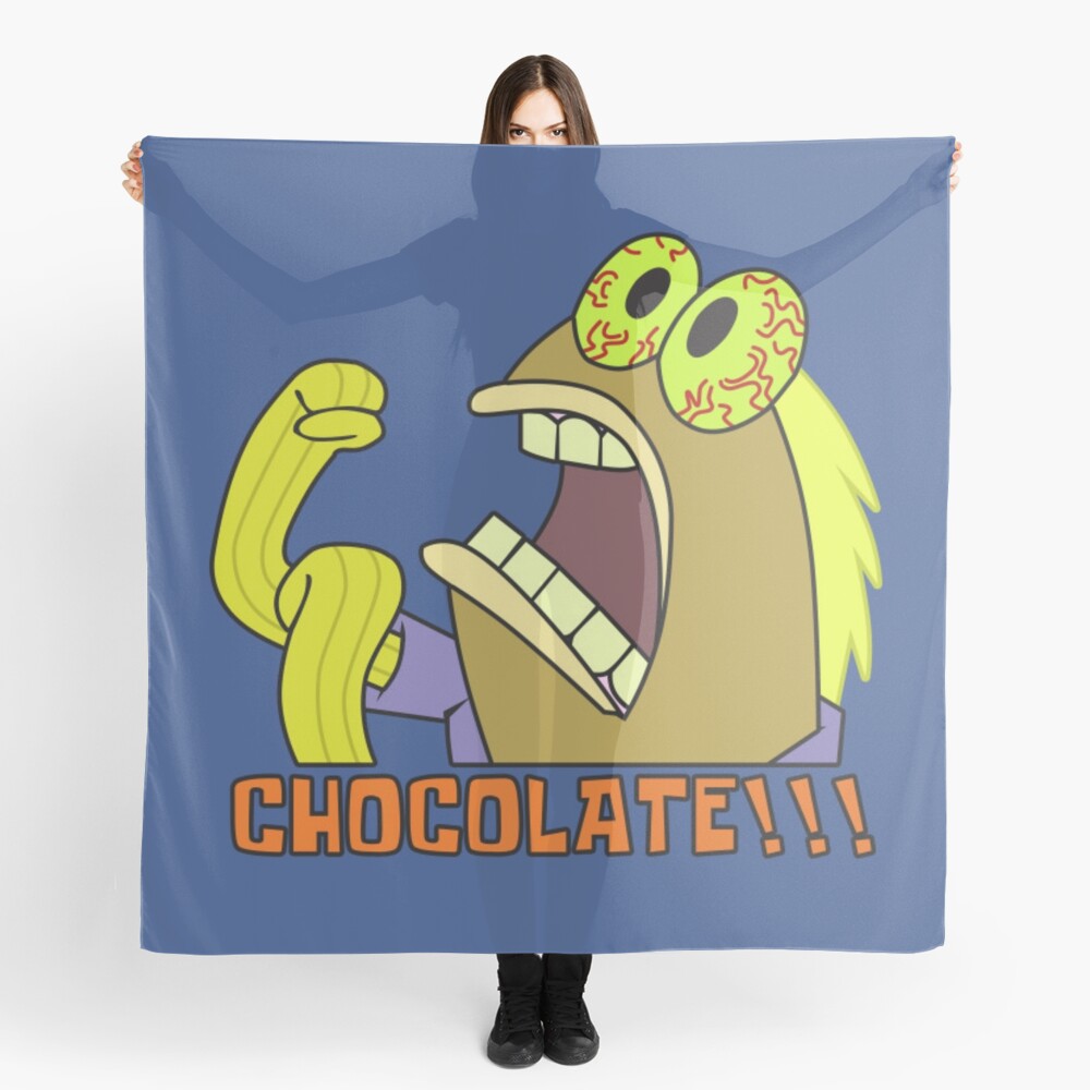 "Spongebob chocolate mad fish " Scarf for Sale by rachelfhu Redbubble