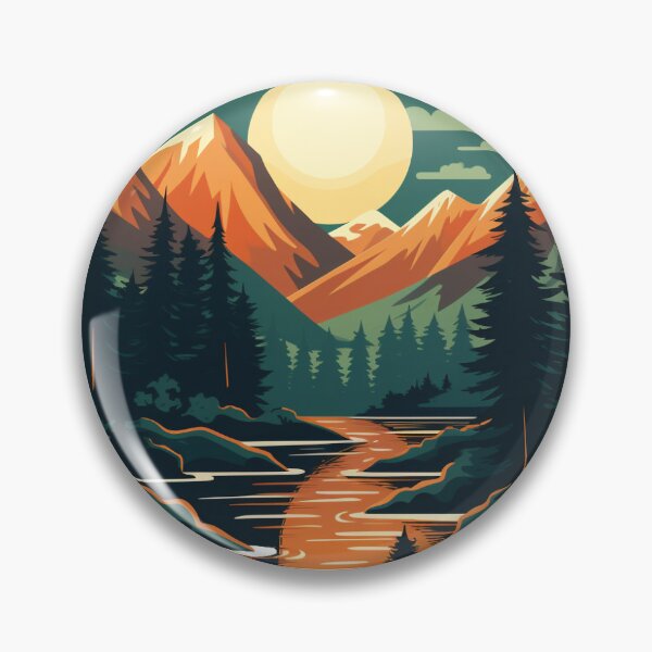 Item preview, Mountain Scene designed and sold by SMRprintdesign.