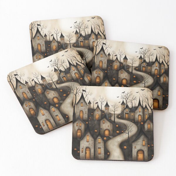 Item preview, A Spooky Halloween Village 1 of 3 designed and sold by Themyodishop.