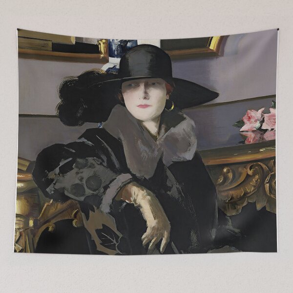 Item preview, Woman Portrait Vintage Wall Art designed and sold by vintagevivian.