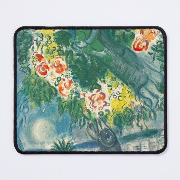 Item preview, Marc Chagall Couple and Fish designed and sold by HeatherrRoss.