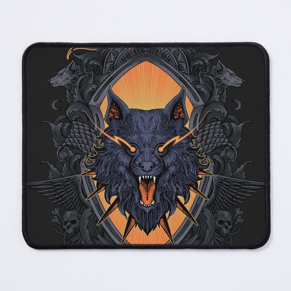 Item preview, Fenrir Demon Wolf  designed and sold by WOLForDEER.