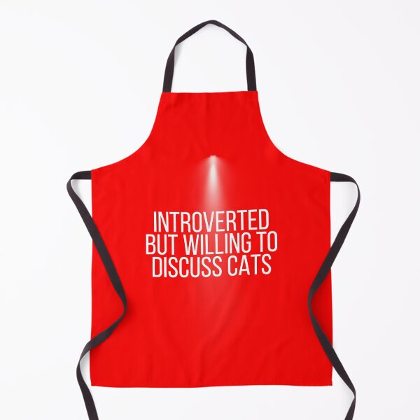 Item preview, Introverted But Willing To Discuss Cats designed and sold by Echo Aesthetics.