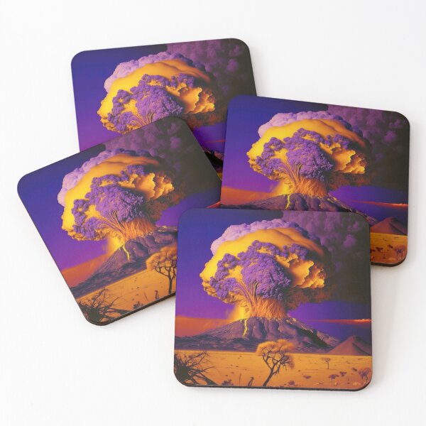 Item preview, Psychedelic Volcanic Eruption designed and sold by SkullBornDream.