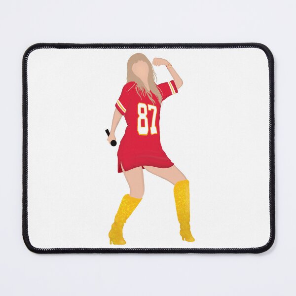 johnnystackart Travis Kelce Jersey Shirt Sticker