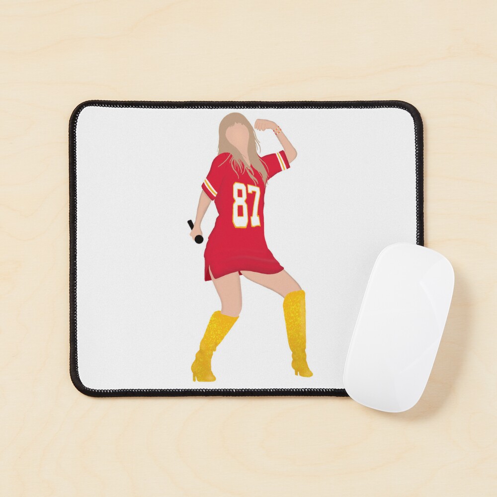 johnnystackart Travis Kelce Jersey Shirt Sticker