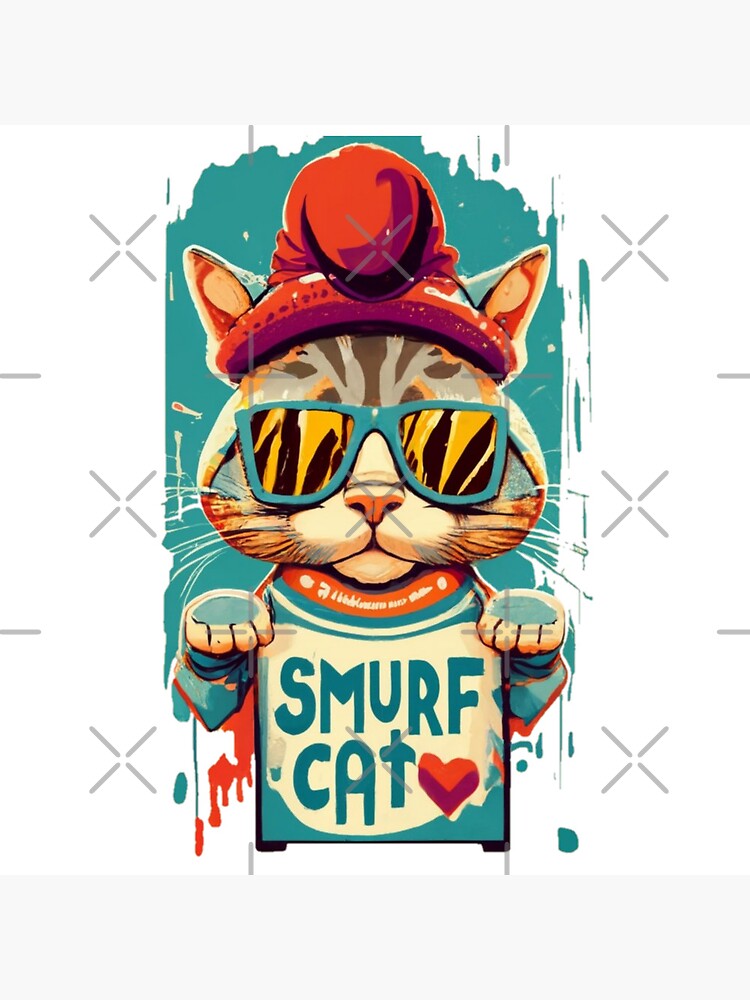 Smurf Cat Collection 9 #smurfcat Poster for Sale by Propc