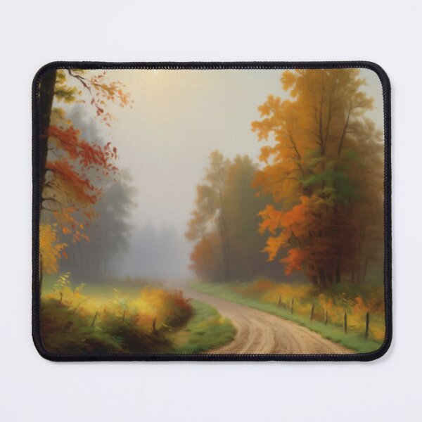 Item preview, Serene Autumn Forest Path designed and sold by Zeph1.