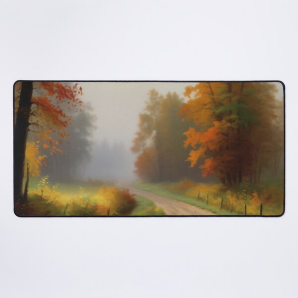 Item preview, Serene Autumn Forest Path designed and sold by Zeph1.
