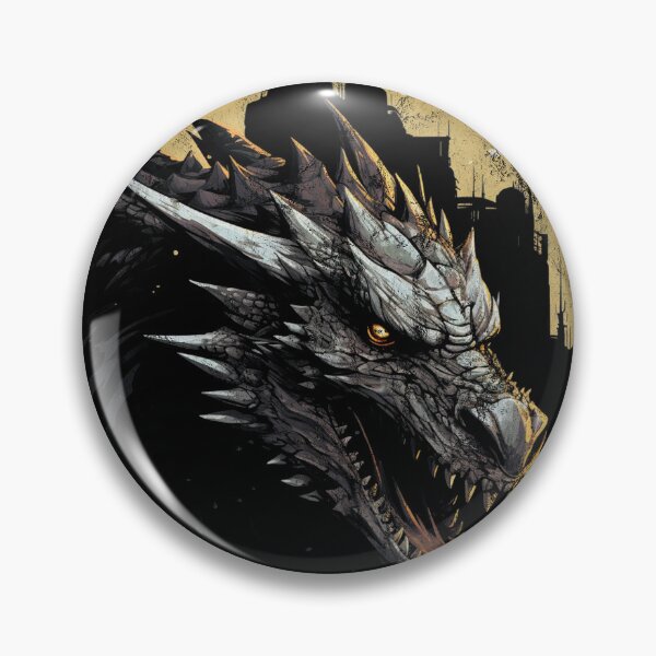 Item preview, A Vintage Distressed Street Art Dragon - RPG Monster designed and sold by GVRDesign.