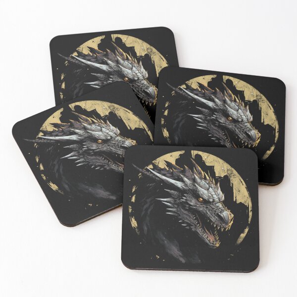 Item preview, A Vintage Distressed Street Art Dragon - RPG Monster designed and sold by GVRDesign.