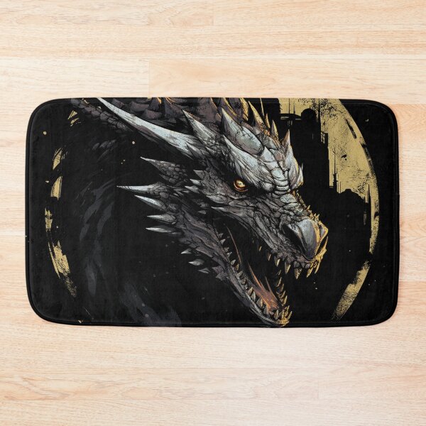 Item preview, A Vintage Distressed Street Art Dragon - RPG Monster designed and sold by GVRDesign.