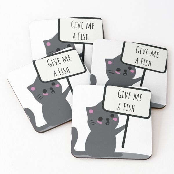 Item preview, Give Cat a Fish designed and sold by reazdrain.