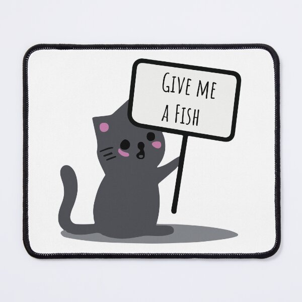 Item preview, Give Cat a Fish designed and sold by reazdrain.