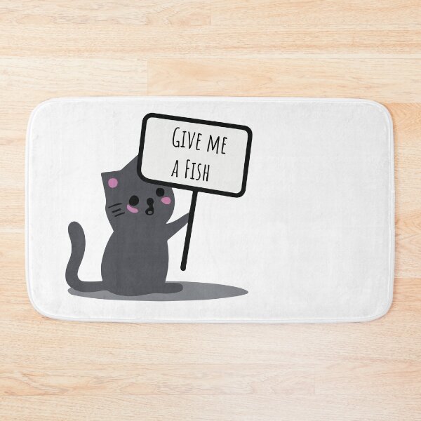 Item preview, Give Cat a Fish designed and sold by reazdrain.