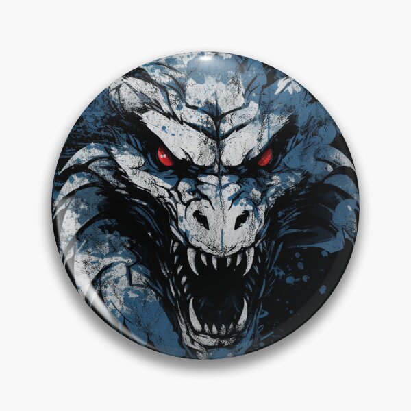 Item preview, A Vintage and Distressed Street Art Dragon - RPG Monster designed and sold by GVRDesign.
