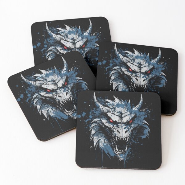 Item preview, A Vintage and Distressed Street Art Dragon - RPG Monster designed and sold by GVRDesign.
