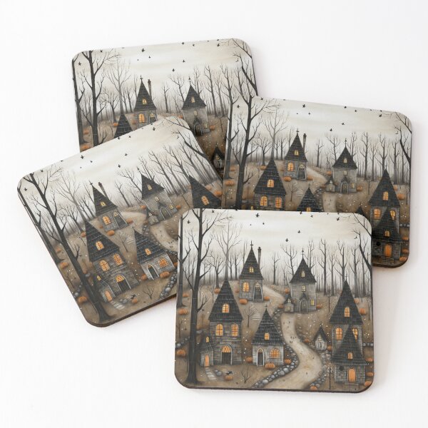 Item preview, A Spooky Halloween Village 2 of 3 designed and sold by Themyodishop.